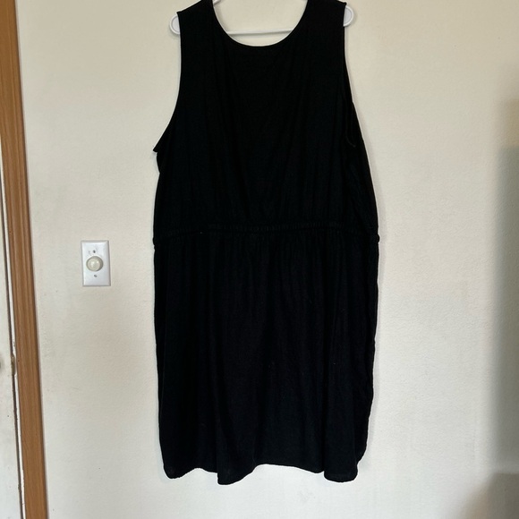Old Navy Plus Size 4X Linen-Blend tie Waist Dress - Picture 2 of 10